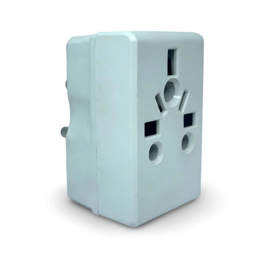 3-in-1 Worldwide Universal Multi Plug Travel Adapter – White