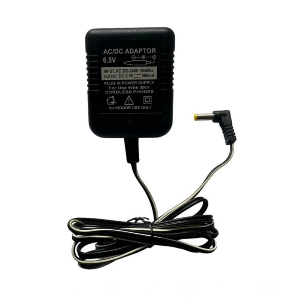 6.5V 500mA DC Power Adapter – Black