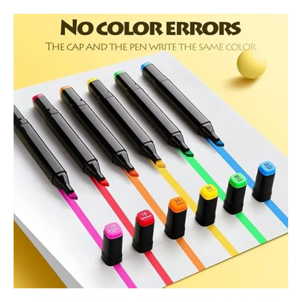 24-Piece Dual Tip Art Marker & Sketch Pen Set