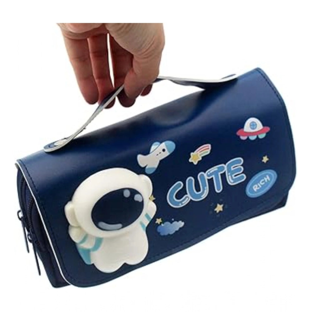 Generic Polyester 3D Pencil Pouch for Kids