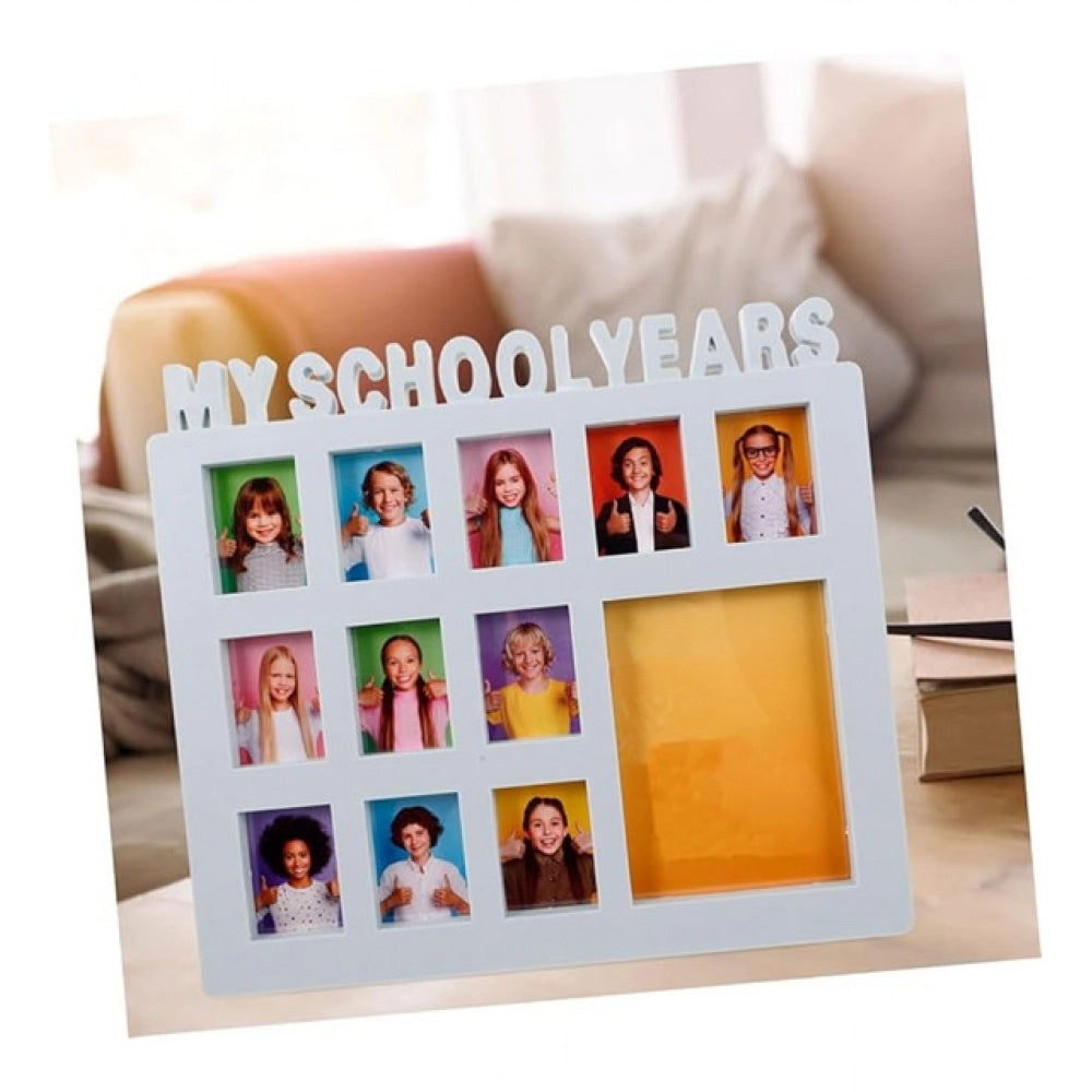 Acrylic School Years Photo Frame Multicolor