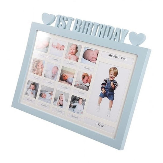 Acrylic First Year Baby Photo Frame Multicolor