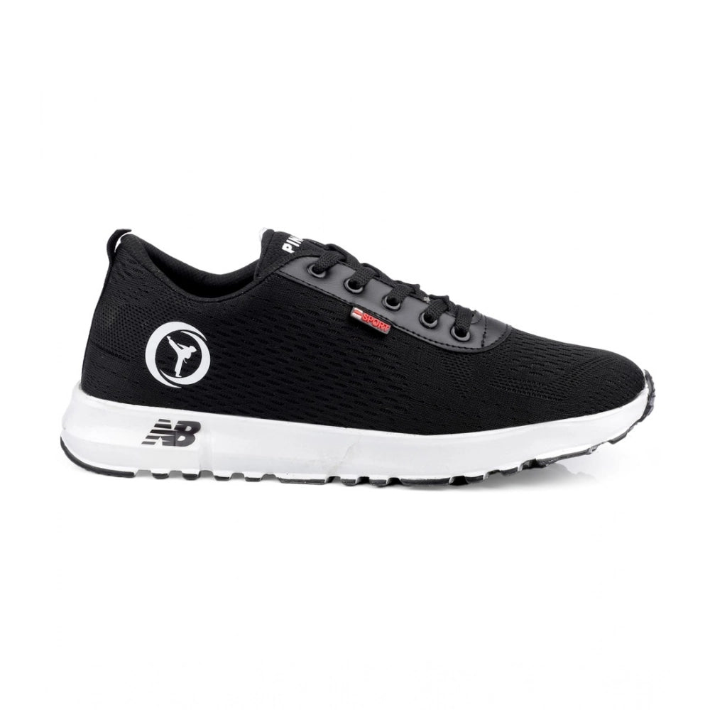 Men's Black Mesh Casual Shoes
