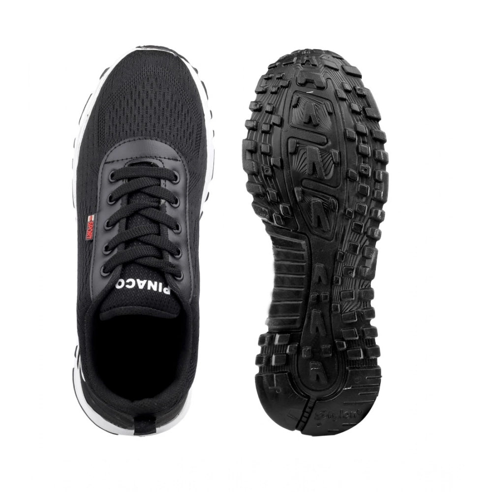 Men's Black Mesh Casual Shoes