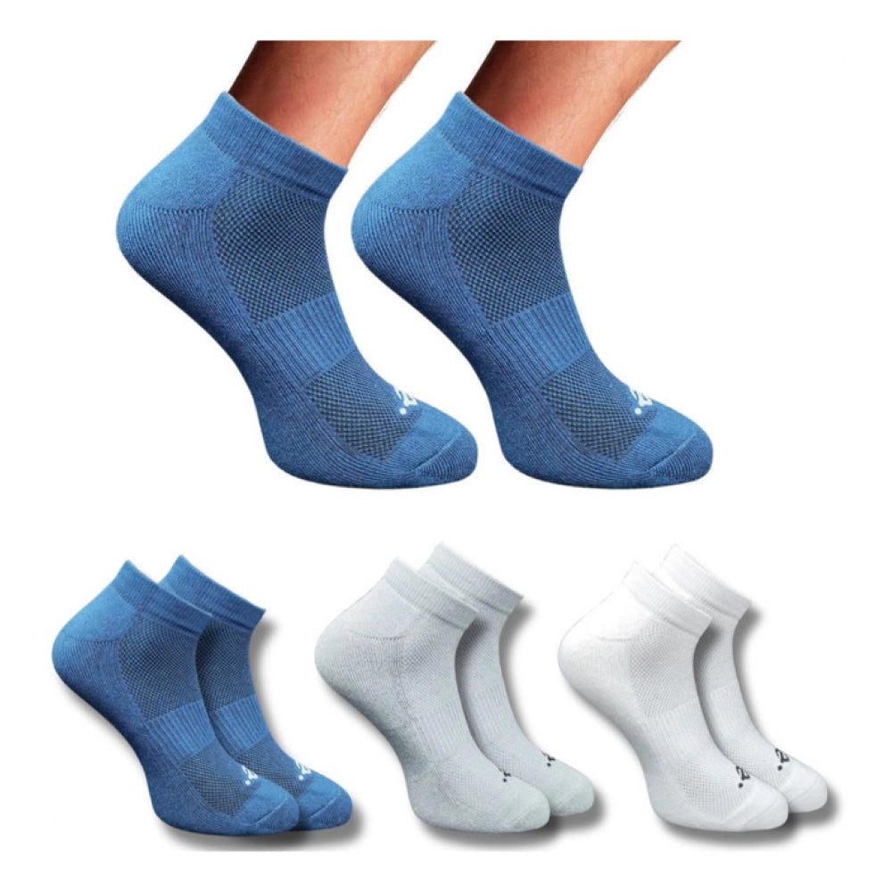 Generic 3_Pair Set Unisex Casual Cotton Printed Low Cut Socks (Multicolor)