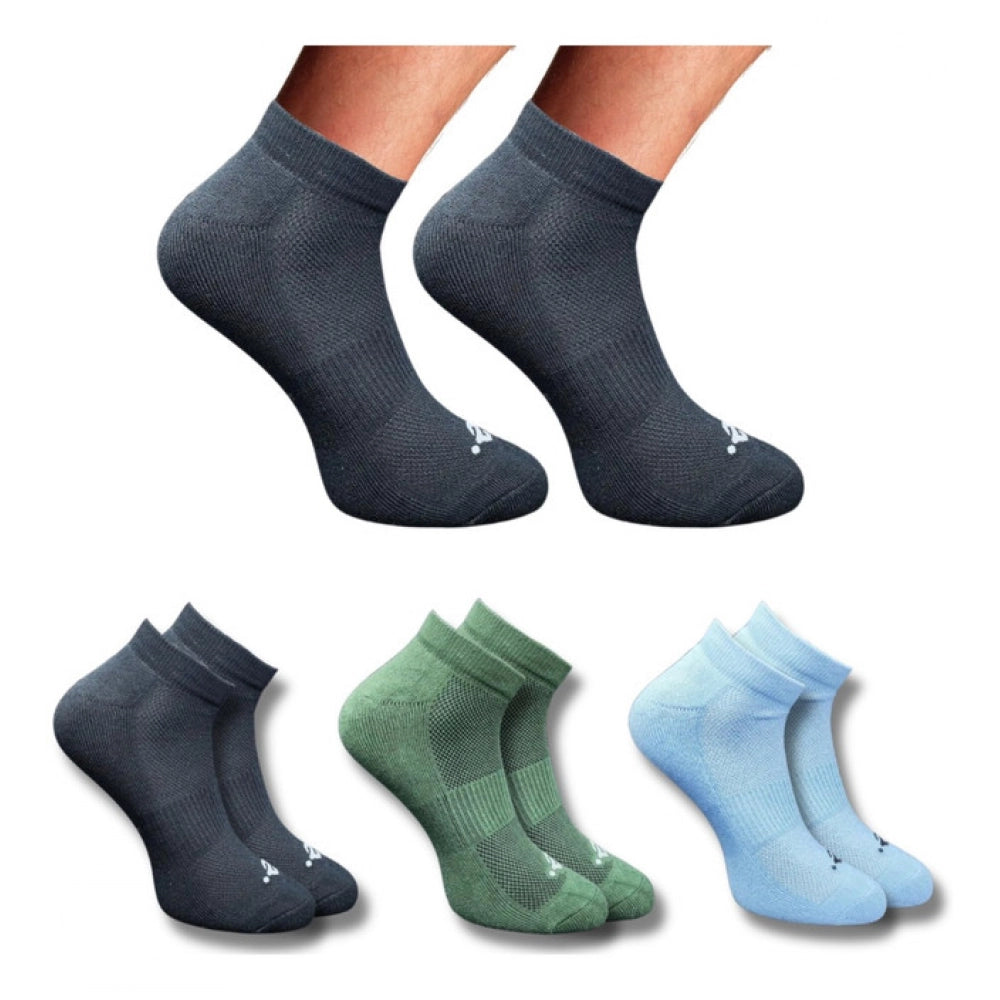 Generic 3_Pair Set Unisex Casual Cotton Printed Low Cut Socks (Multicolor)