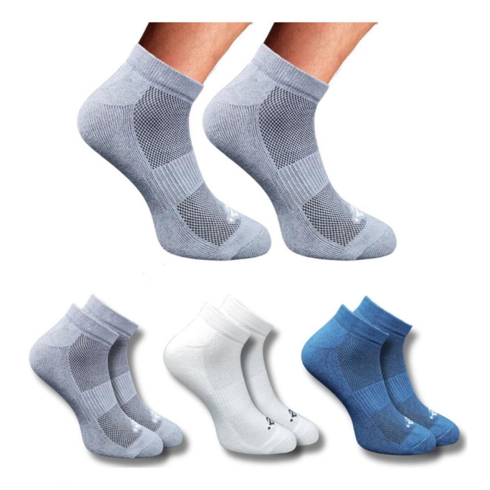 Generic 3_Pair Set Unisex Casual Cotton Printed Low Cut Socks (Multicolor)