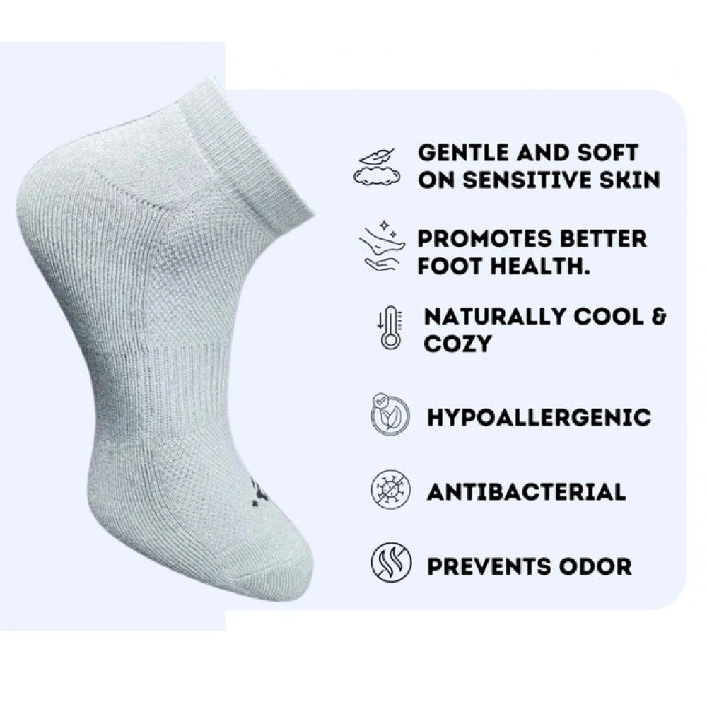 Generic 3_Pair Set Unisex Casual Cotton Printed Low Cut Socks (Multicolor)