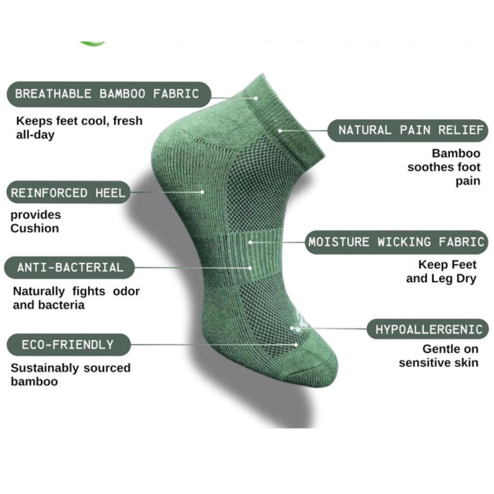 Generic 3_Pair Set Unisex Casual Cotton Printed Low Cut Socks (Multicolor)