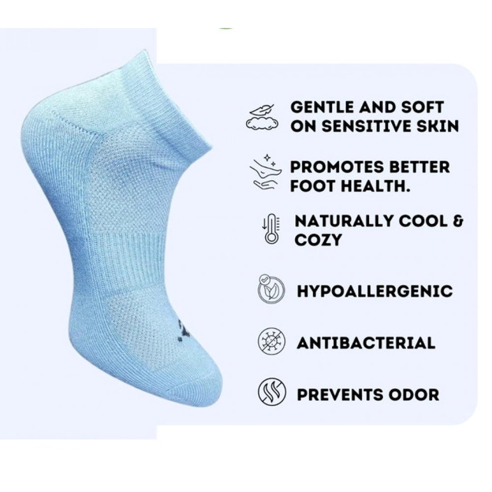 Generic 3_Pair Set Unisex Casual Cotton Printed Low Cut Socks (Multicolor)