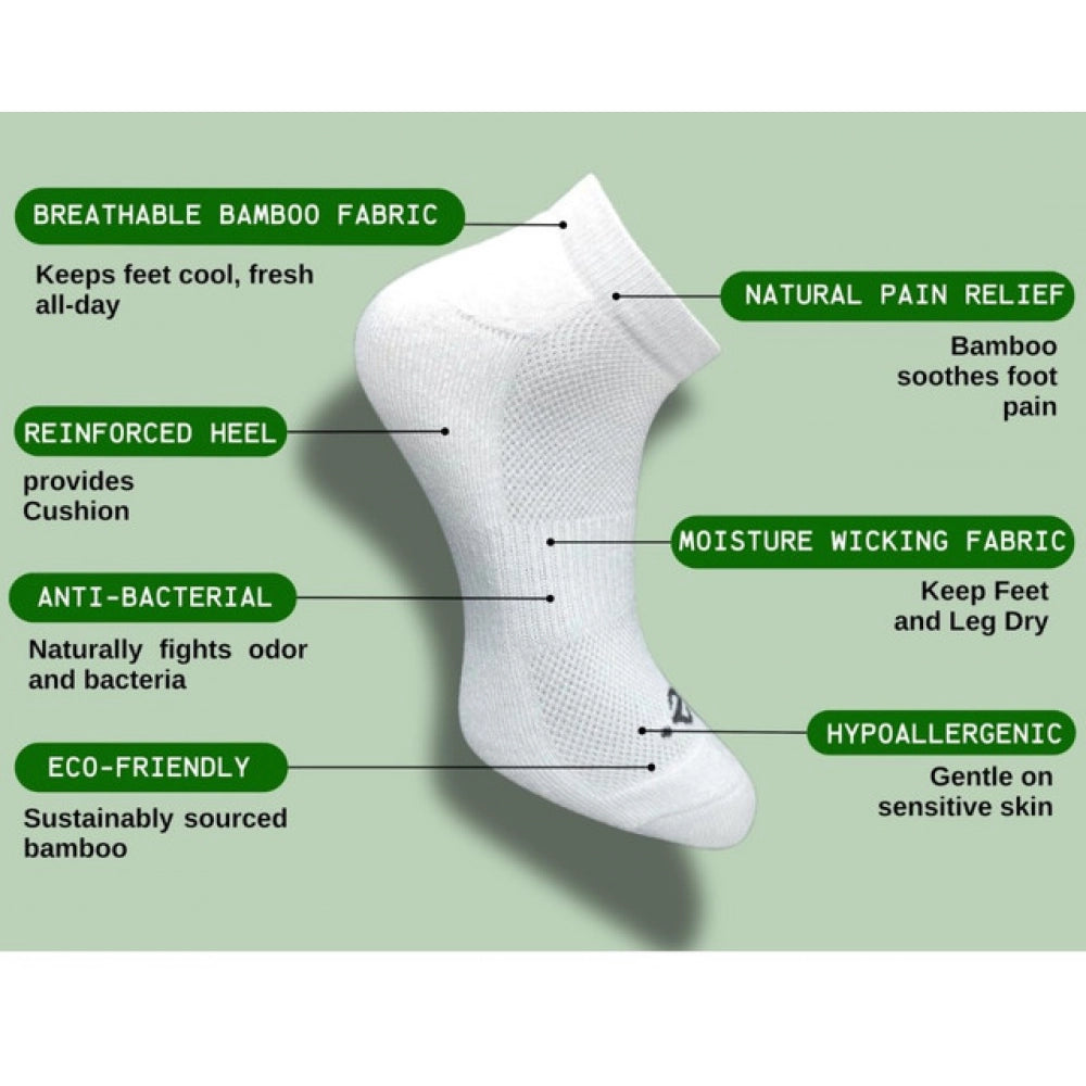 Generic 3_Pair Set Unisex Casual Cotton Printed Low Cut Socks (Multicolor)