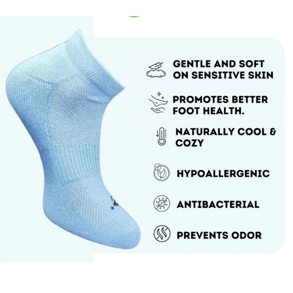 Generic 3_Pair Set Unisex Casual Cotton Printed Low Cut Socks (Multicolor)