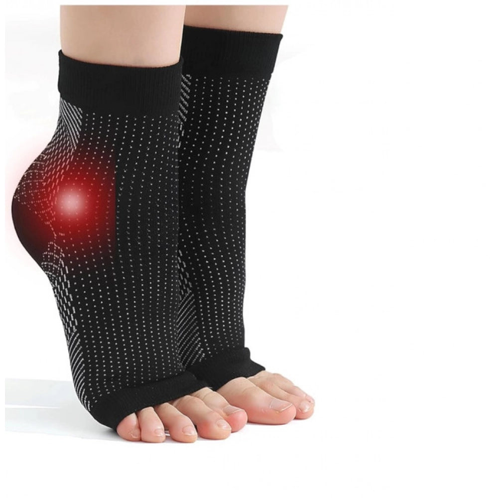 Generic 3_Pair Set Unisex Casual Cotton Printed Ankle Length Support Socks (Multicolor)