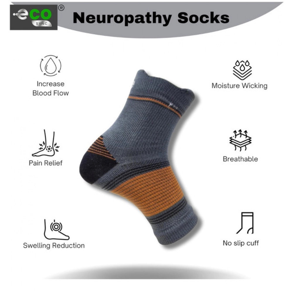 Generic 3_Pair Set Unisex Casual Cotton Printed Ankle Length Support Socks (Multicolor)