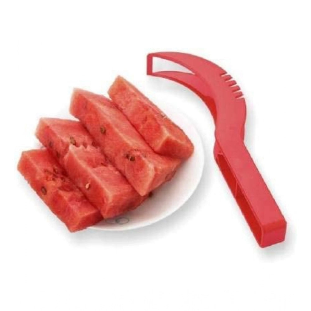 Pack of 3 Plastic Handle Watermelon Cutter Knife | Assorted