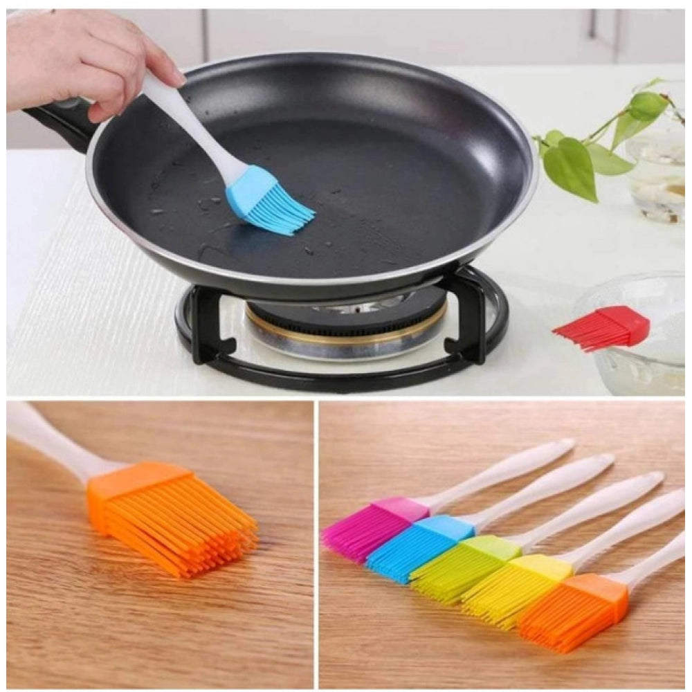 Pack of 10 Silicone Oil Brush | Heat Resistant Cooking & Baking Brush