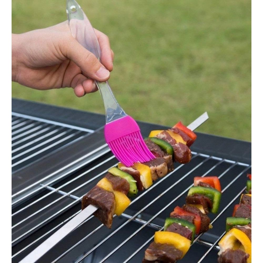 Pack of 10 Silicone Oil Brush | Heat Resistant Cooking & Baking Brush