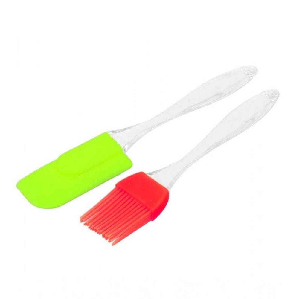Pack of 5 Silicone Spatula with Brush | Heat Resistant Cooking & Baking