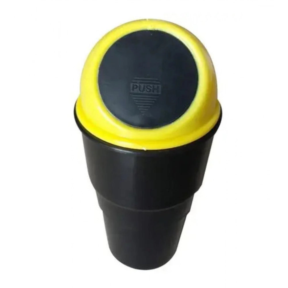 Generic Pack of 3_Mini Car Trash Bin – Portable Vehicle Garbage Containers (Color: Black)