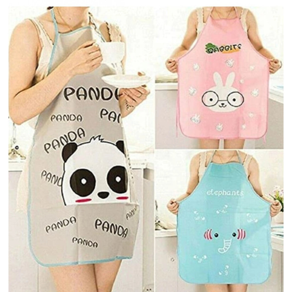 Pack of 2 Printed Waterproof Kitchen Aprons for Kids | Assorted