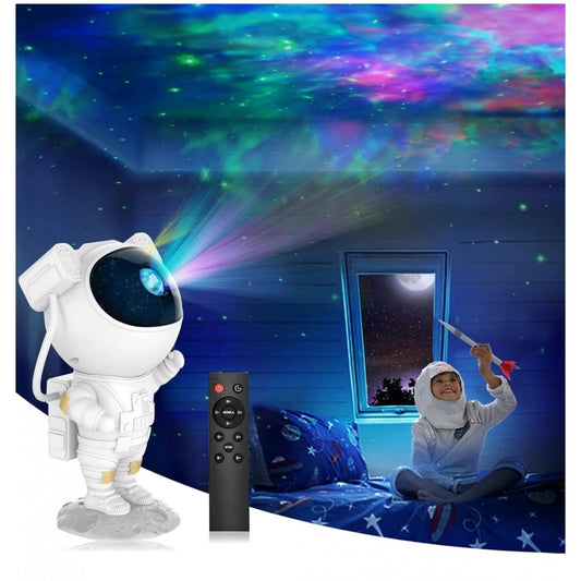 Astronaut Galaxy Projector Night Lamp – LED Star Light