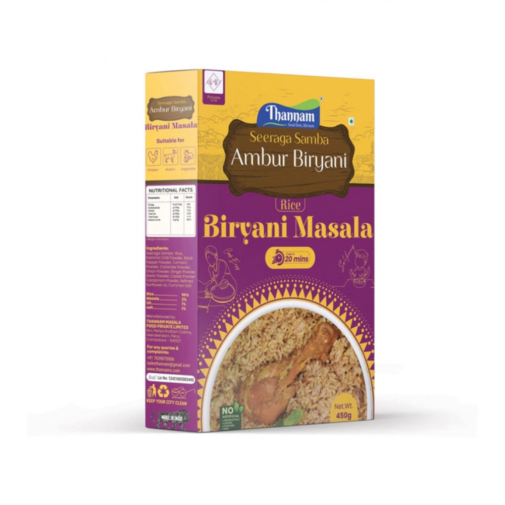 Generic Thannam Ambur Biryani Masala Powder With Rice (450GM)