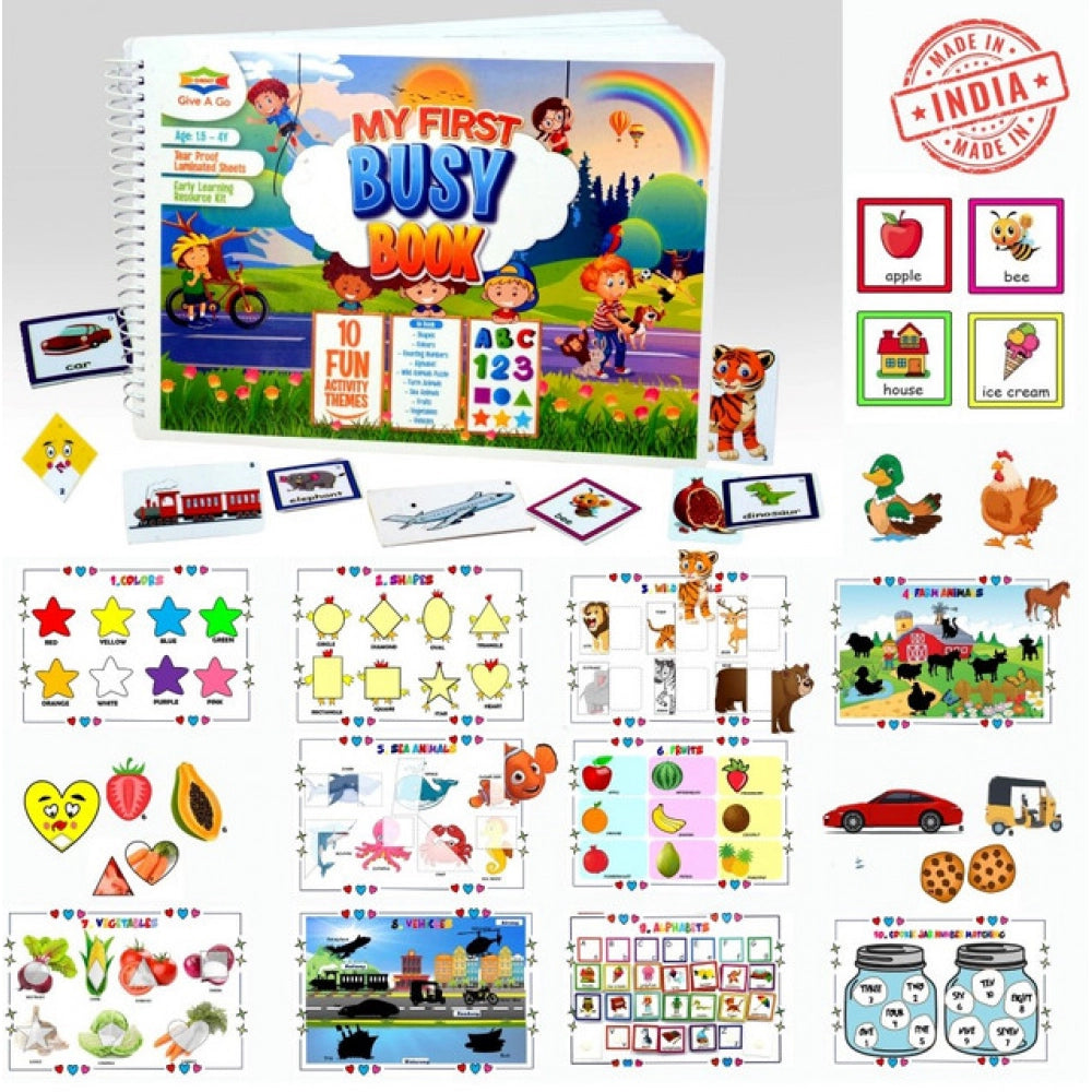 Early Childhood Development Activity Book for Kids Ages 2–4