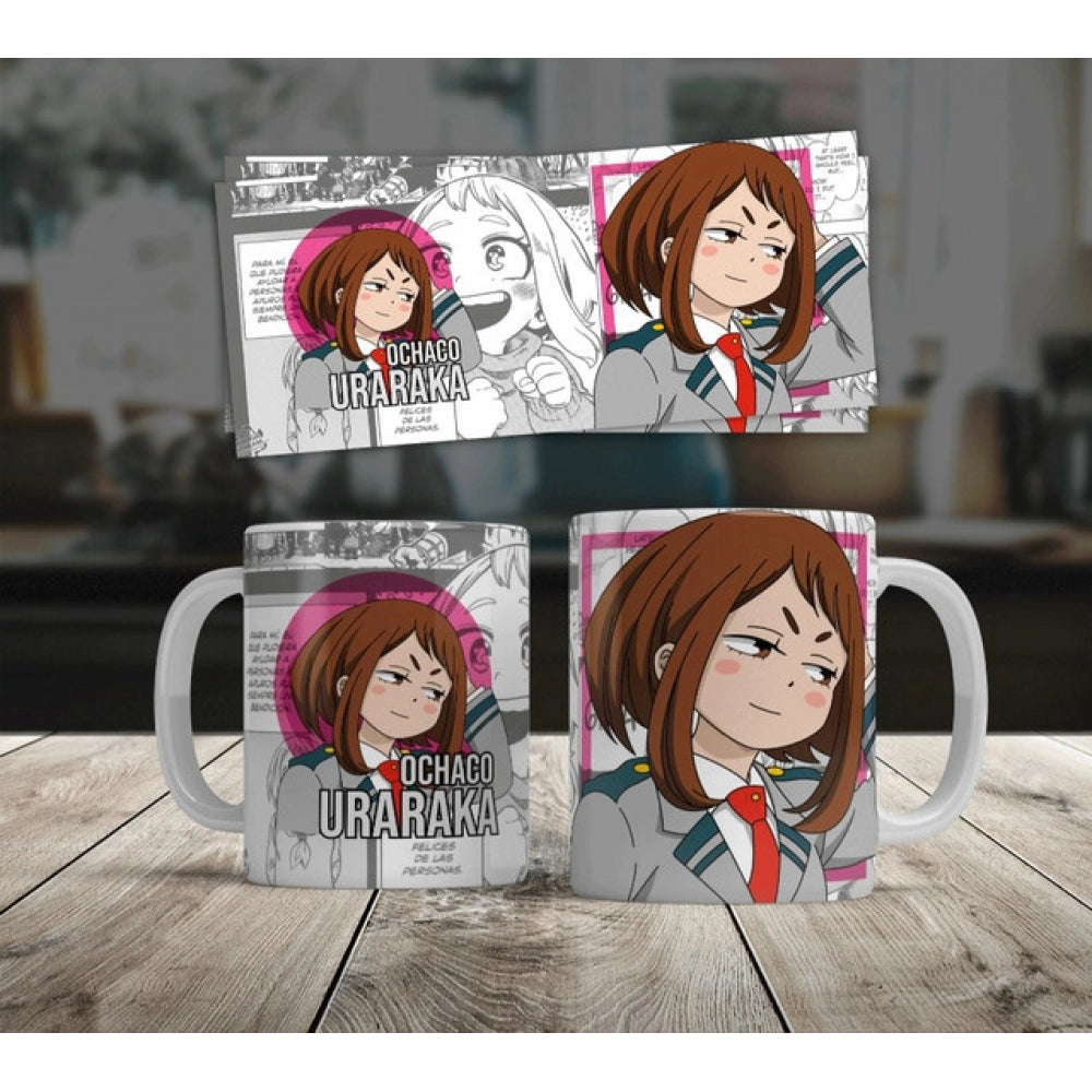 Generic Anime Ceramic Printed Coffee Mug – White, 325ML
