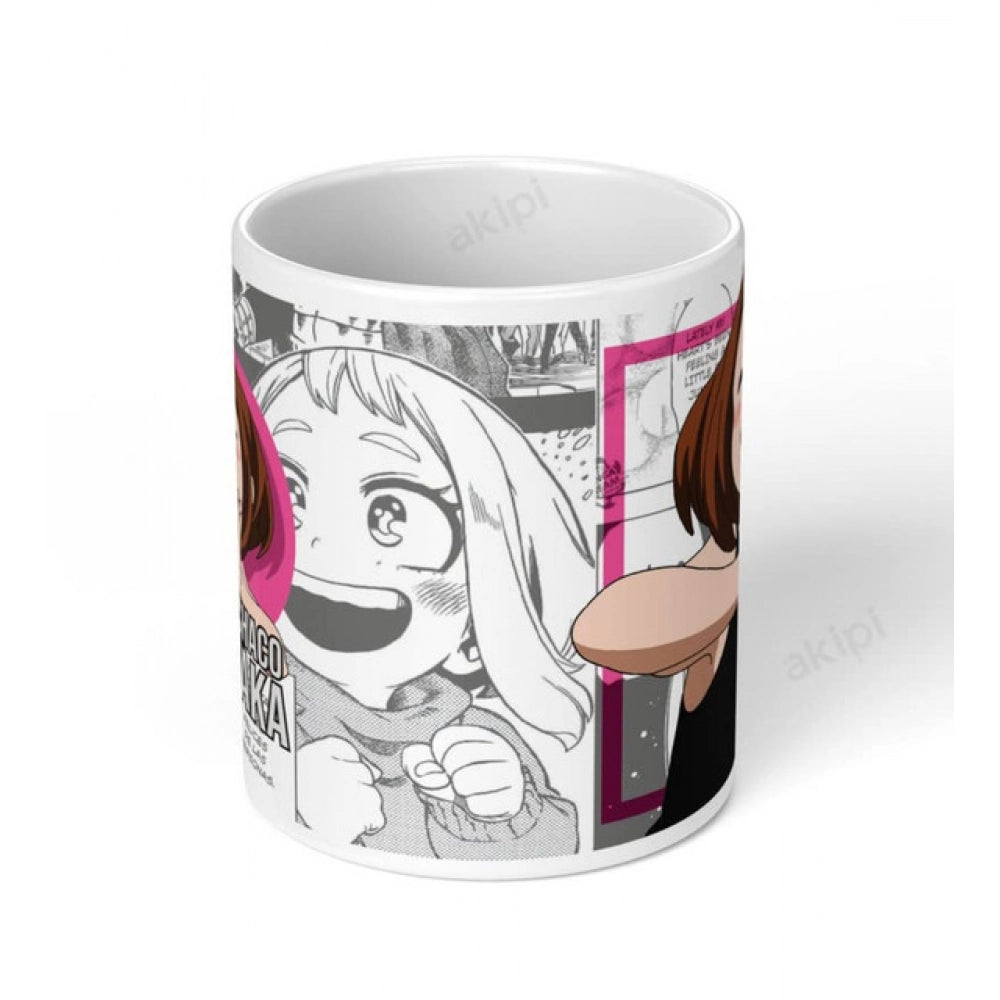 Generic Anime Ochaco Uraraka Ceramic Printed Coffee Mug – White