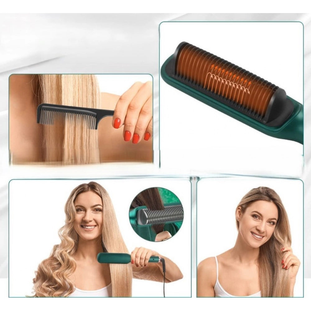 Multi-Function Ceramic Hair Styling Brush