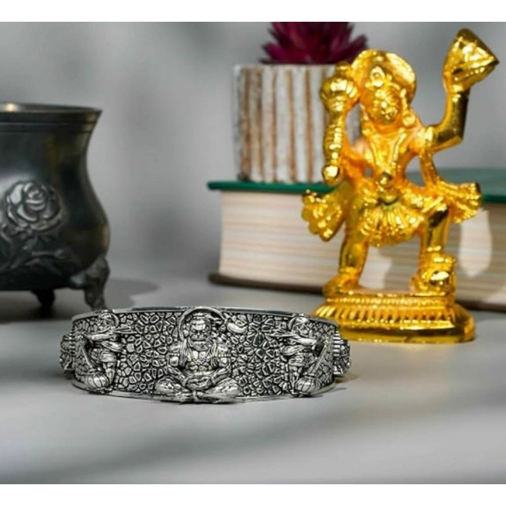 Pack of 2 Hanumanji Kada for Men – Silver