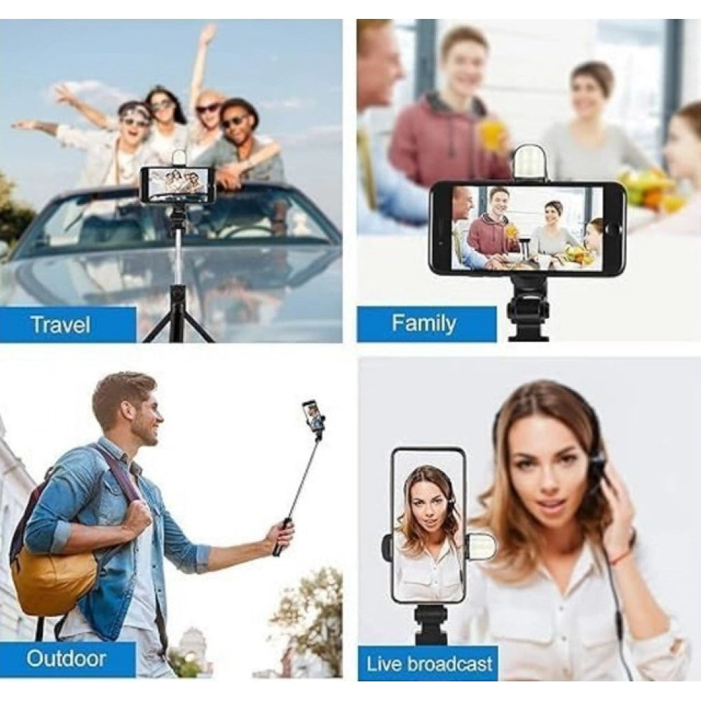 Generic Pack of 2 Selfie Stick R1s (Multicolor)