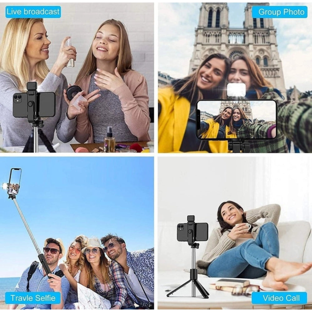 Generic Pack of 2 Selfie Stick R1s (Multicolor)