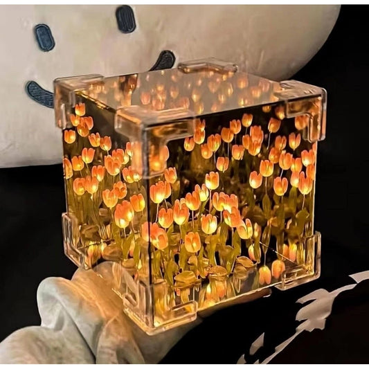 Cube Tulip LED Lamp – Multicolor