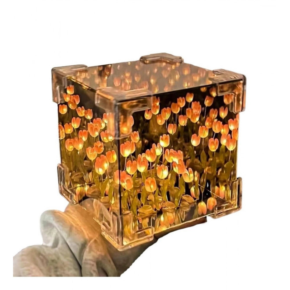 Cube Tulip LED Lamp – Multicolor