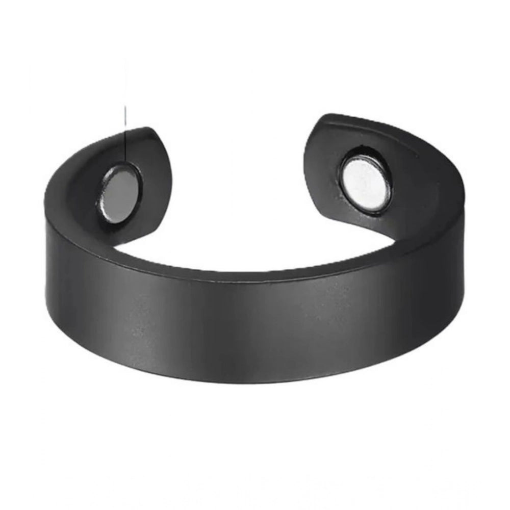 Adjustable Magnetic Finger Ring – Black Wellness Ring
