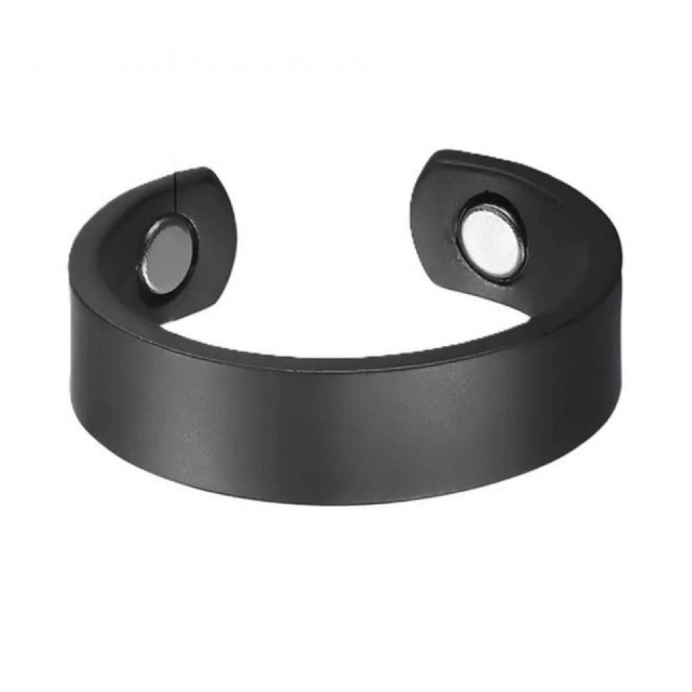 Adjustable Magnetic Finger Ring – Black Wellness Ring