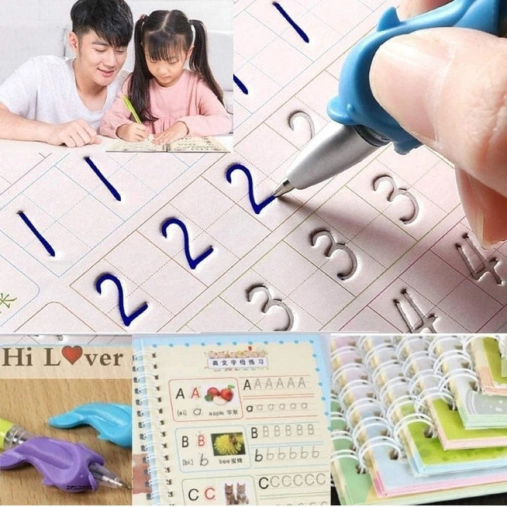 Generic Pack of 3 Magic Drawing Books for Kids (Multicolor)