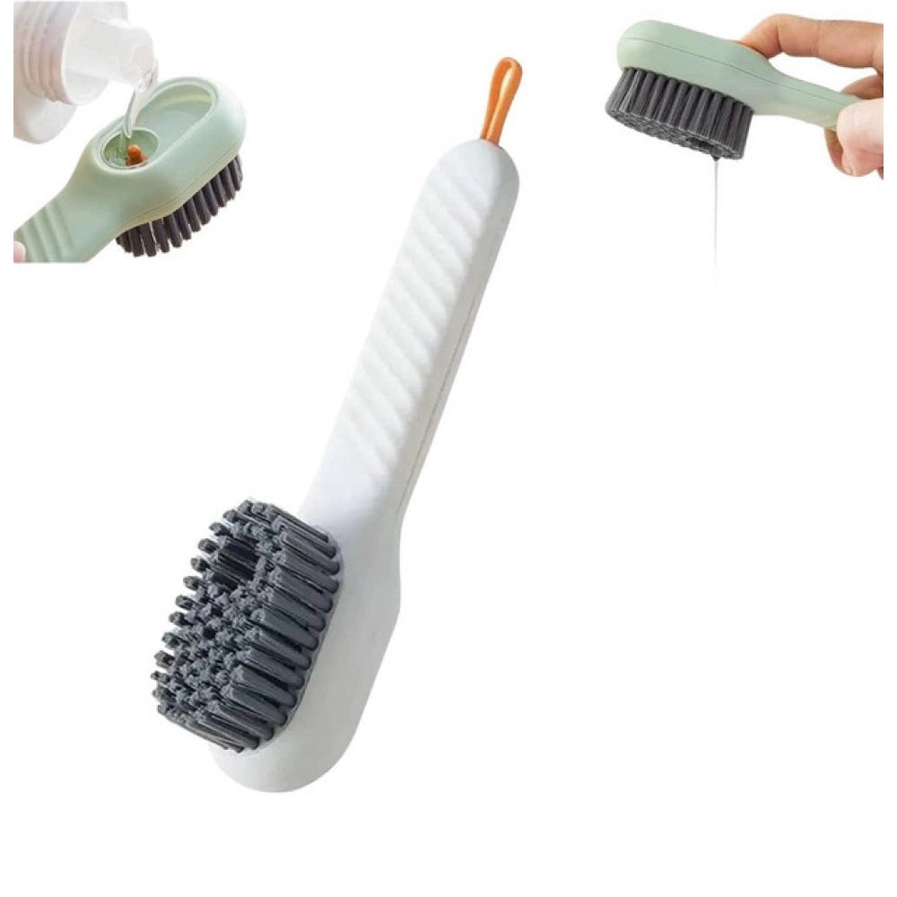 Pack of 3 Soap Dispensing Cleaning Brushes – Multicolor | Kitchen & Household Scrub Brush