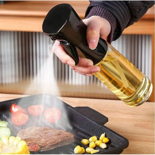 Pack of 2 Cooking Oil Sprayers – Black | Refillable Oil Spray Bottle