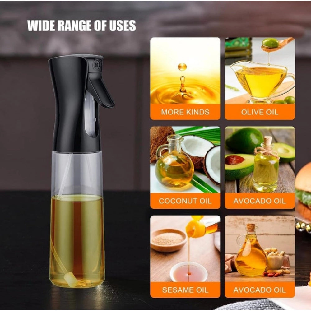Pack of 2 Cooking Oil Sprayers – Black | Refillable Oil Spray Bottle