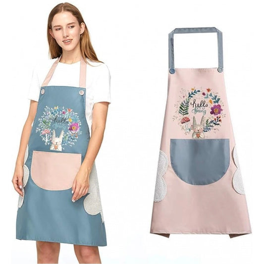 Pack of 2 Kitchen Pocket Aprons – Multicolor | Protective Cooking Aprons