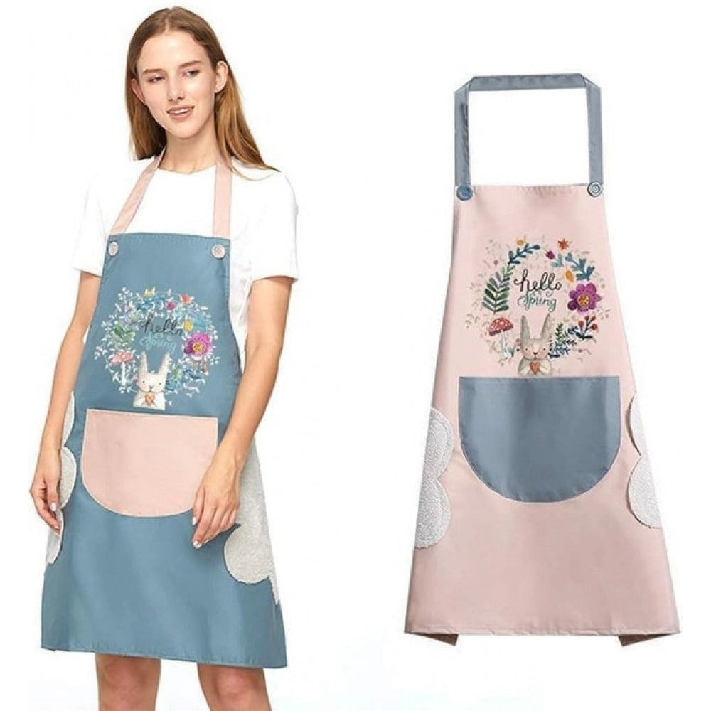 Pack of 2 Kitchen Pocket Aprons – Multicolor | Protective Cooking Aprons