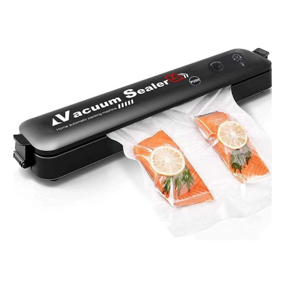 Automatic Vacuum Sealing & Packing Machine – Black | Food Storage Sealer