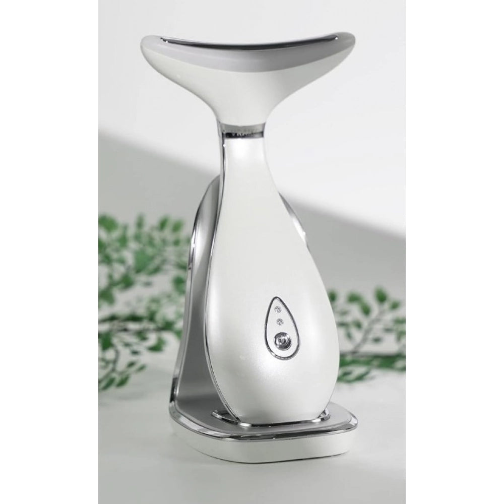 Grey Neck & Face Massager Tool