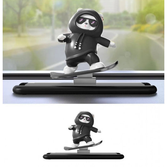 Generic Car Slidder Panda – Black | Cute Dashboard & Car Interior Accessory