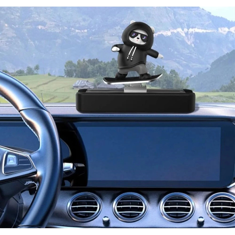 Generic Car Slidder Panda – Black | Cute Dashboard & Car Interior Accessory