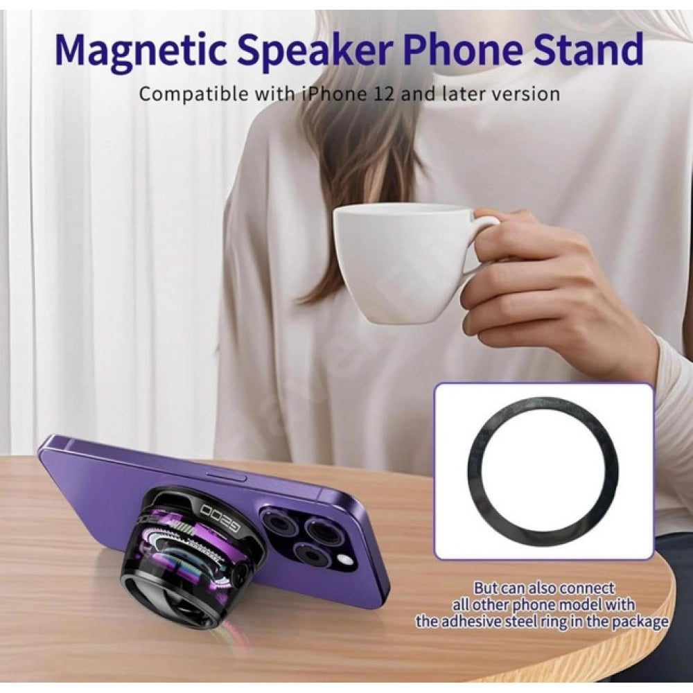 Generic G200 Magnetic Bluetooth Speaker (Black)