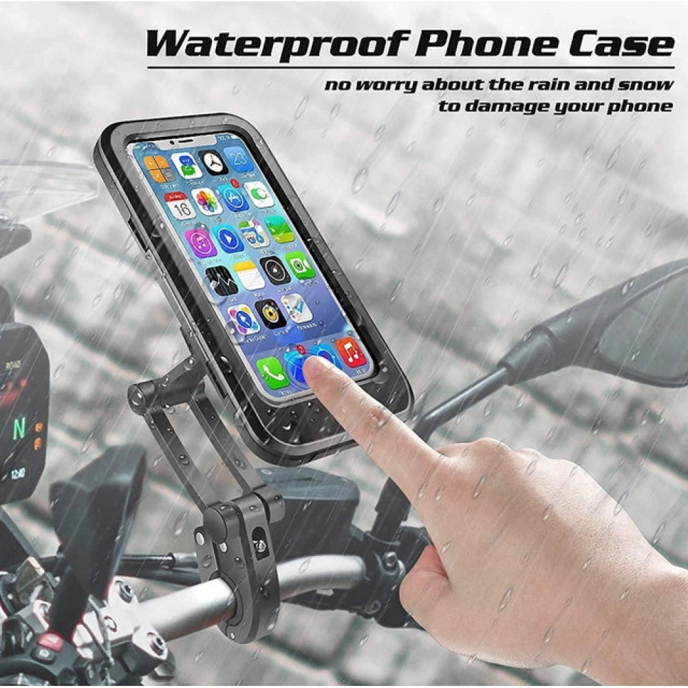 Generic Waterproof Mobile Phone Holder (Black)