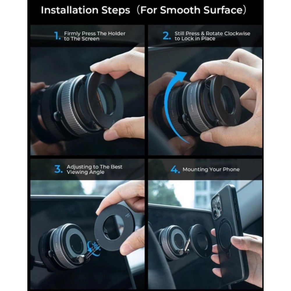 Generic K007 Magnetic Phone Holder (Black)